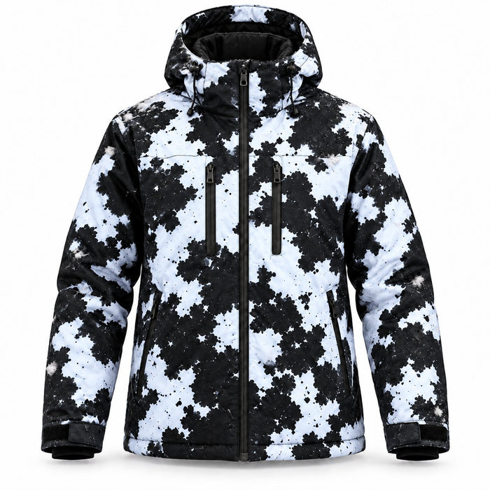 STORM water-reactive ski jacket in Glacier White
