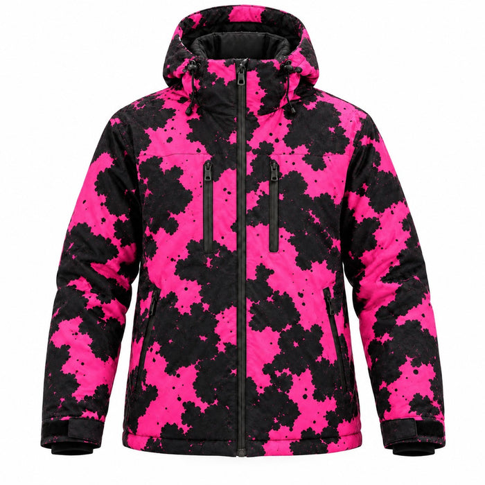 STORM water-reactive ski jacket in Neon Pink